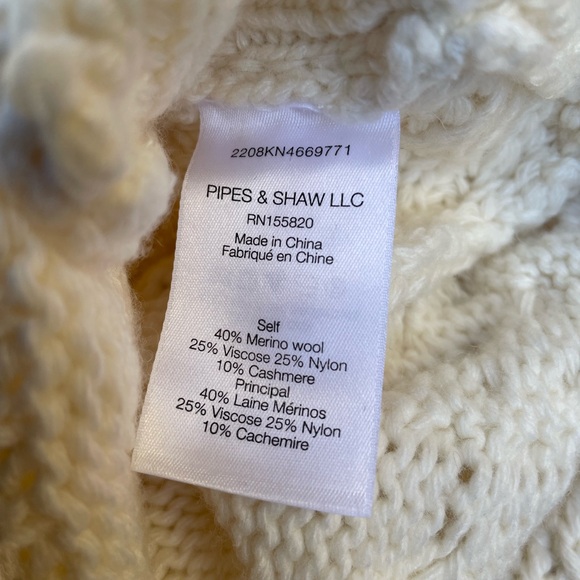 Veronica Beard Pinkett Cream Cable Knit Sweater Vest - Picture 6 of 10